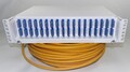 144 fiber SM QXXI LC 30meter Montert i 2,5U patchpanel