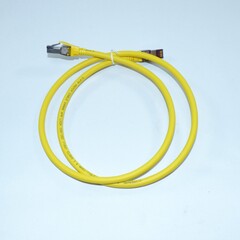 Patchkabel Cat 8 S/FTP 1m 4par skjermet nettverkskabel  24AWG