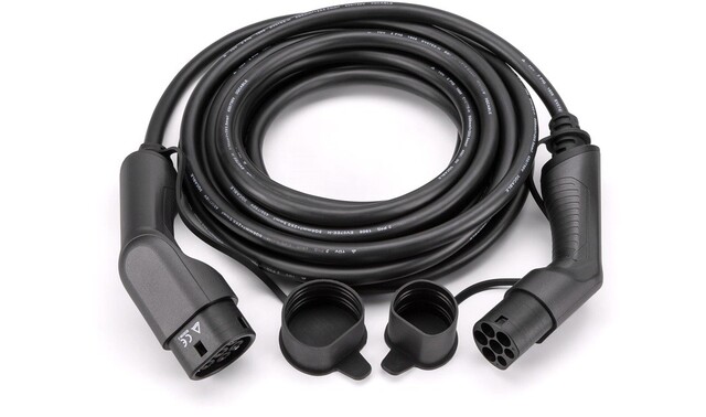 Ladekabel 7m T2-T2 uttak 32A/3-fas 22kw Mode 3, TPU, GRATIS FRAKT 