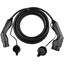 Ladekabel 5m T2-T2 uttak 32A/3-fas 22kw Mode 3, TPU, GRATIS FRAKT