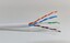 4par Cat 6 U/UTP LSOH Hvit Tynn 5.8mm Rull i Boks 305m, Nettverkskabel