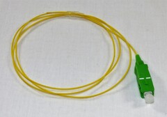 SC/apc Pigtail Singelmode, 1,5m Gul Fiberhale/Grisehale stykkpris 12stk i pk