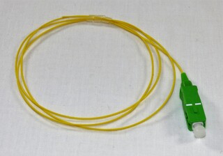 SC/apc Pigtail Singelmode, 1,5m Gul Fiberhale/Grisehale stykkpris 12stk i pk