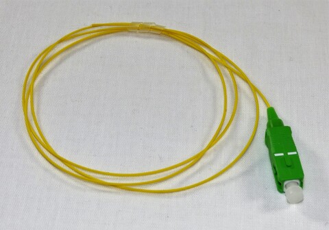 SC/apc Pigtail Singelmode, 1,5m Gul Fiberhale/Grisehale stykkpris 12stk i pk