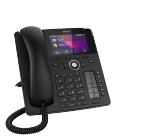 Snom D785 IP-bordtelefon sort 4,3&quot; fargeskjerm, Bluetooth, USB 2.0 A