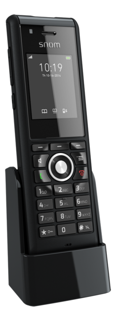 Snom M85 robust h&#229;ndsett IP65 Multi Cell DECT telefon