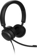 Snom A310D hodesett, duo, kablet Tosidig on- ear hodesett med ledning