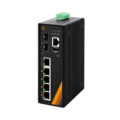 Leonton PG5-0702-SFP-24 Switch 7-Port industriell Gb PoE+ Managed