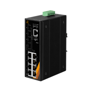 Leonton EG5-1204-SFP Switch 12-Port industriell Gb Managed