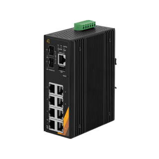 Leonton EG5-1002-10GSFP Switch 10-Port industriell Gb Managed 10G