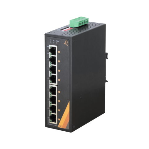 Leonton PT2-0800-24 Switch 8-Port industriell PoE+