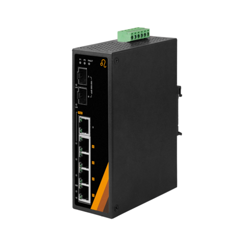 Leonton PT2-0702-SFP-24 Switch 7-Port industriell PoE+