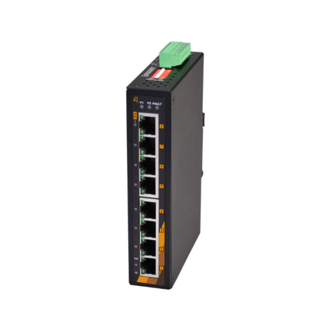Leonton PT2-0800 Switch 8-Port industriell PoE+