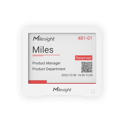 Milesight LoRa E-ink-display DS3604 Elektronisk blekk-skjerm 4.2"