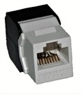 ENM Cat 6A UTP RJ45 Keystone module Hvit 9dB NEXT, Verkt&#248;yfri