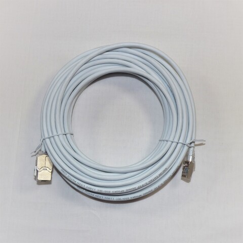Dropkabel Cat 6A S/FTP 3 meters Skjermet Nettverkskabel 4 par LSOH hvit