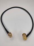 Antenneovergang SMA-han/SMA-han vinklet 25 cm. RG174 -kabel