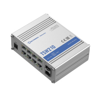 Teltonika TSW210 industriell switch 8xGbE porter + 2xSFP