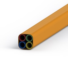 Micror&#248;r 4x7/3.5mm Bundle DB Oransje, Selges kun i hele tromler