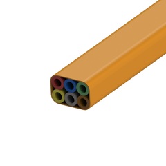 Micror&#248;r 6x20/16mm Bundle DB Oransje, Selges kun i hele tromler.
