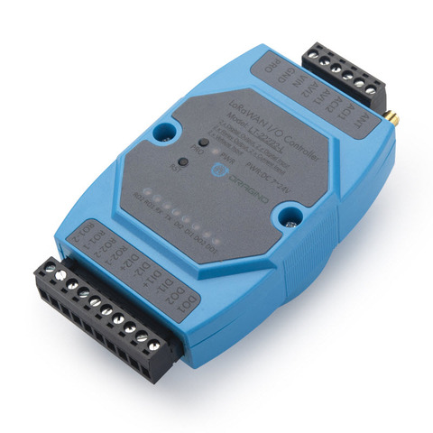 Dragino LT-22222-L LoRa I/O-kontroller 2xDI, 2xDO, 2xReleutgang, 4 Analog Input