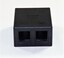 P&#229;veggboks JYH for 2xKeystone Svart 50x50x30mm