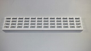 48 x LC-Quad Adapterplate Serie-E Hvit LC Quad Frontplate til 2,5U patchpanel