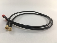 Antennekabel FCOM 200, 1m RP SMA-han/SMA-han