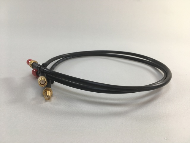 Antennekabel FCOM 200, 1m RP SMA-han/SMA-hun 