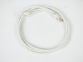 Patchkabel Cat 6A U/UTP  0,3 m Hvit 4par uskjermet nettverkskabel