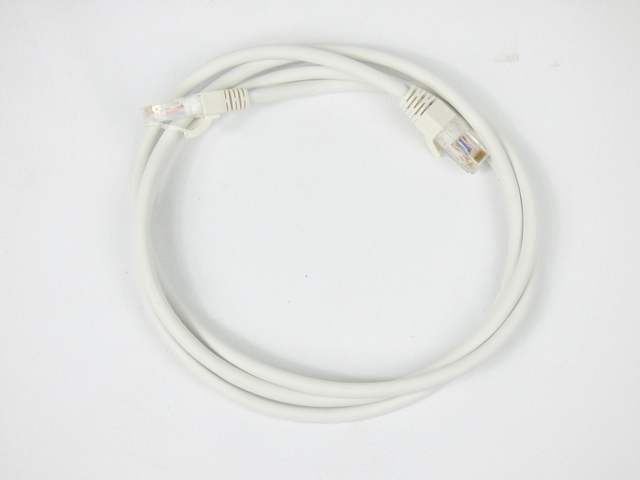 Patchkabel Cat 6A U/UTP  7,0 m Hvit 4par uskjermet nettverkskabel 