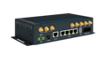 Advantech ICR-4453S 5G-ruter PoE 5 eth, 2 SIM, RS232, RS485, D I/O, PSE