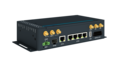 Advantech ICR-4434S 4G-ruter PoE 5 eth, 2 SIM, RS232, RS485, I/O, PoE PSE