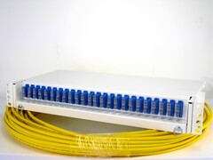 48 fiber SM QXAI SC 100meter Preterminert Montert i patchpanel