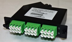 LGX30 24xLC/apc til 2x12f MPO/apc Telia, MPO-kassett