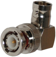 Adapter BNC-han vinkel/BNC-hun Overgang fra BNC-han vinklet til BNC-hun
