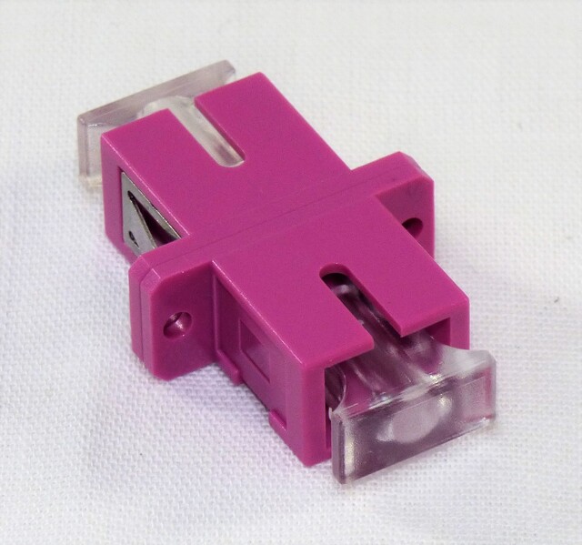 SC Simplex Adapter MM OM4 Erika Violet 