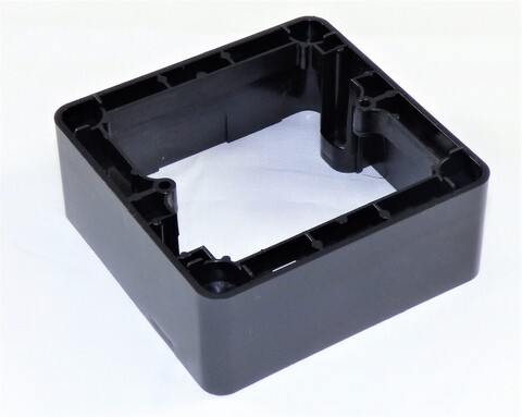 P&#229;veggkappe 84x84x32mm Svart FF6010D, Halogenfri