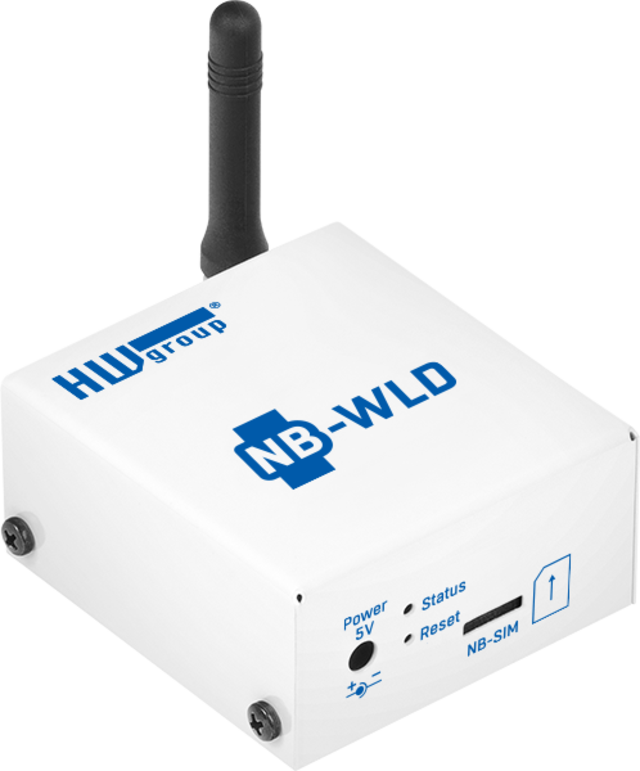HWg NB-WLD Vannlekkasjedetektor NB-IoT | Detekterer vannlekkasje 