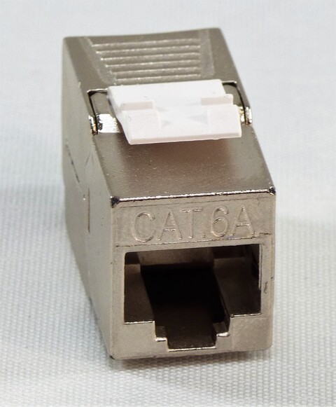 ENM Cat 6A STP RJ45 Keystone module 9dB NEXT, Verkt&#248;yfri