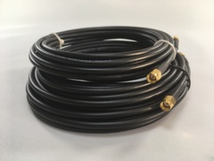 Antennekabel FCOM 200, 10m RP SMA-han/SMA-han