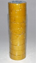 Proff Eltape innendørs, GUL, 10pk COTRAN KC60, 19mm x 0.13mm x 10m