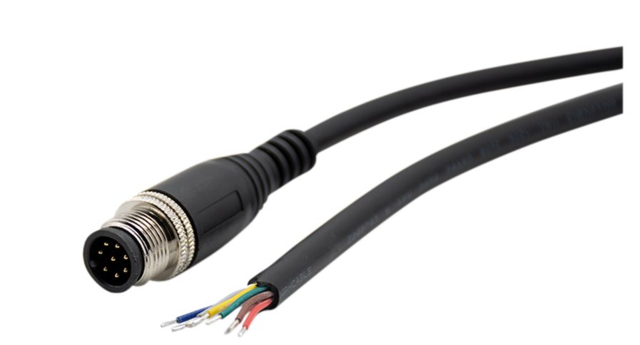 I/O-kabel M12 Hannkontakt 8polet 2m Til Wise og andre IoT-terminaler 
