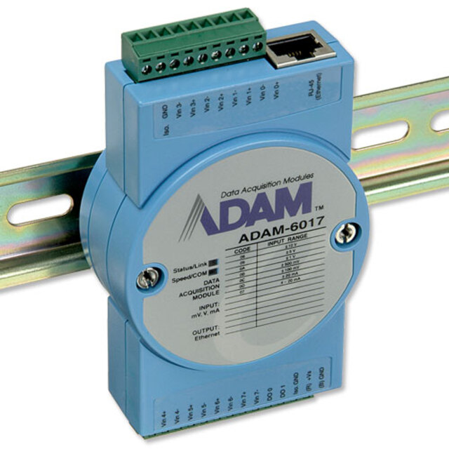 Advantech ADAM-6051-D Modbus/TCP 14-ch DI/O m. 2 ch tellere 