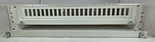 ODF Serie-E liten 48 fiber SC duplex 1,5U Panel og 0,5U underhylle 2U plexi.