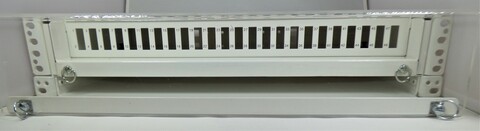 ODF Serie-E liten 48 fiber SC duplex 1,5U Panel og 0,5U underhylle 2U plexi.