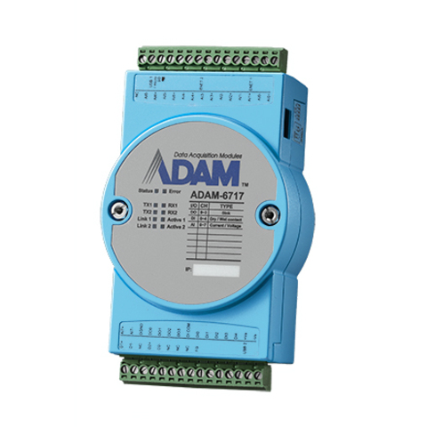 Advantech ADAM-6717 Intelligent GW med 8 AI, 5 DI, 4 DO 