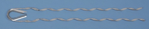 ADSS endefeste spiral for G24, med &#248;ye For kabel 8,5mm (+/- 1,5 mm), 80m spenn