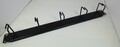 19&quot; F&#248;ringsb&#248;yle 1U m/5 st&#229;lb&#248;yler Svart, VE-3322, Patchkabelguide