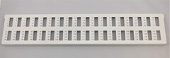 36 x LC-Quad Adapterplate Serie-E Hvit LC Frontplate til 2U patchpanel